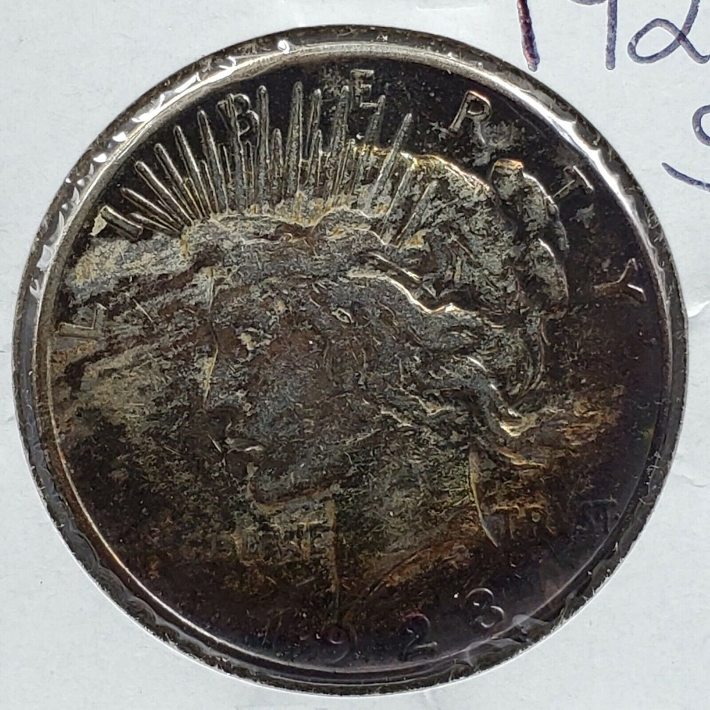 1923 S Peace 90% Silver Eagle Dollar CH VF / EF XF Circulated Nice Toning Toner