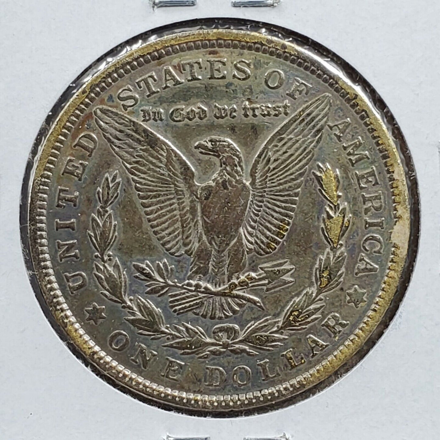 1921 P $1 Morgan Eagle Silver Dollar Coin CH VF NICE TONING 100 Year Anniversary