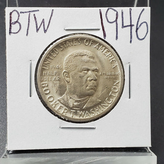 1946 Booker T Washington Half Dollar Classic Commemorative GEM BU UNC HIGH GRADE