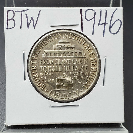 1946 P Booker T Washington Half Dollar Classic Commemorative BU Uncirculated