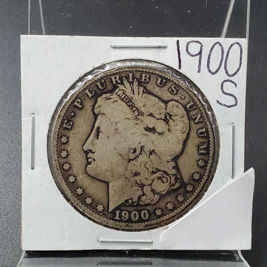 1900 S $1 Morgan Silver Eagle Dollar Coin Choice VG Very Good / Fine