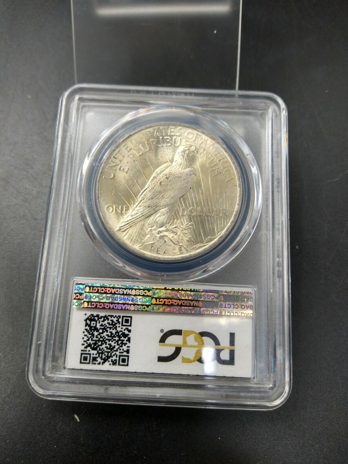 1923 P Peace Silver Eagle Dollar Coin PCGS MS64 CH BU UNC Certified Some Toning
