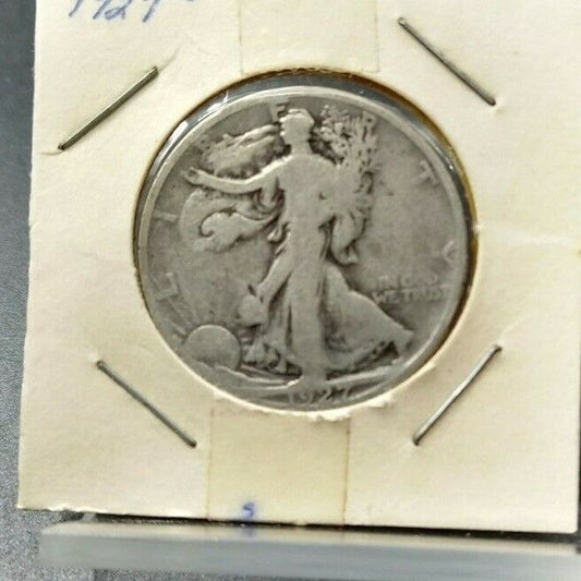 1927 S Walking Liberty Silver Eagle Half Dollar Coin CHOICE GOOD / VG VERY GOOD