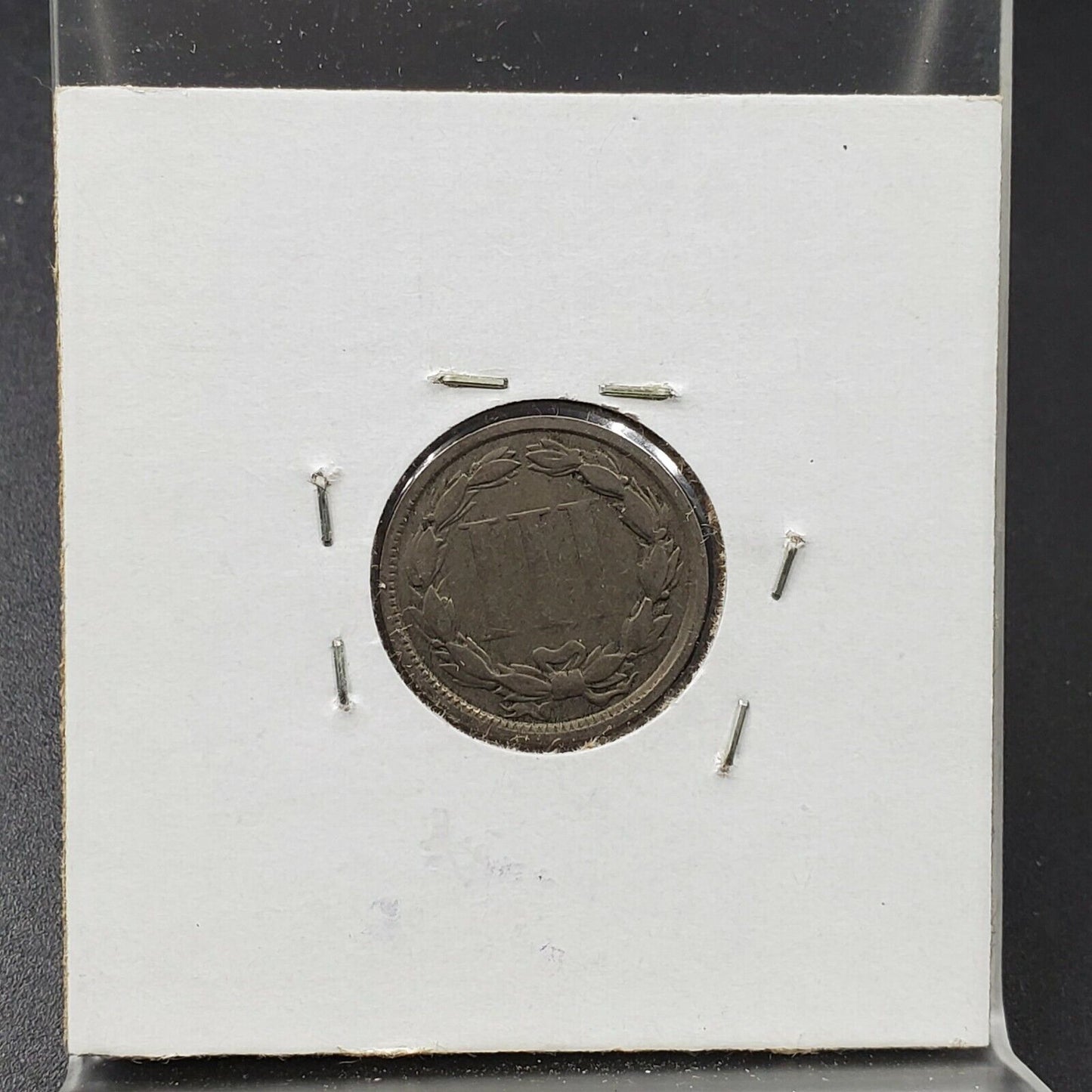 1867 P 3c Liberty Three Cent Nickel Coin Choice F Fine Circulated