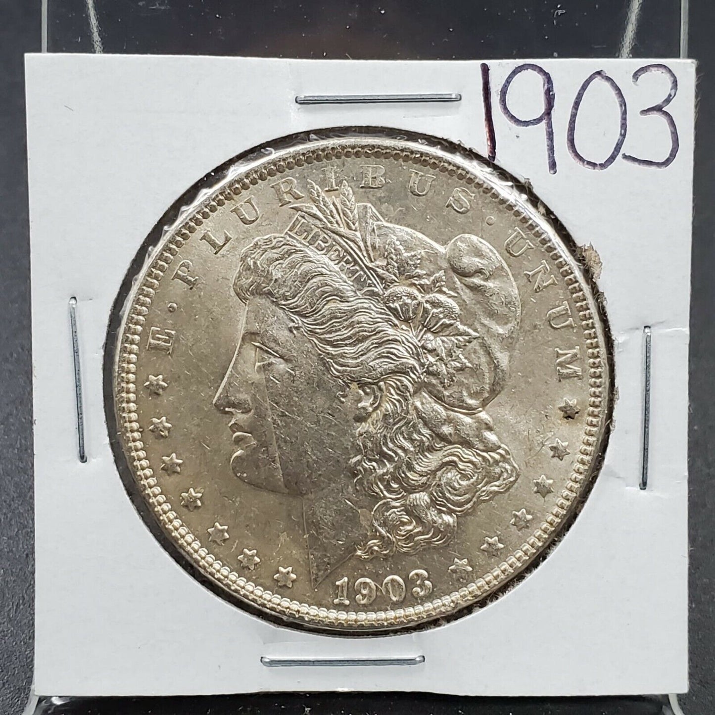 1903 P Morgan Silver Eagle Dollar Coin UNC Uncirculated Some Toning Nice Coin