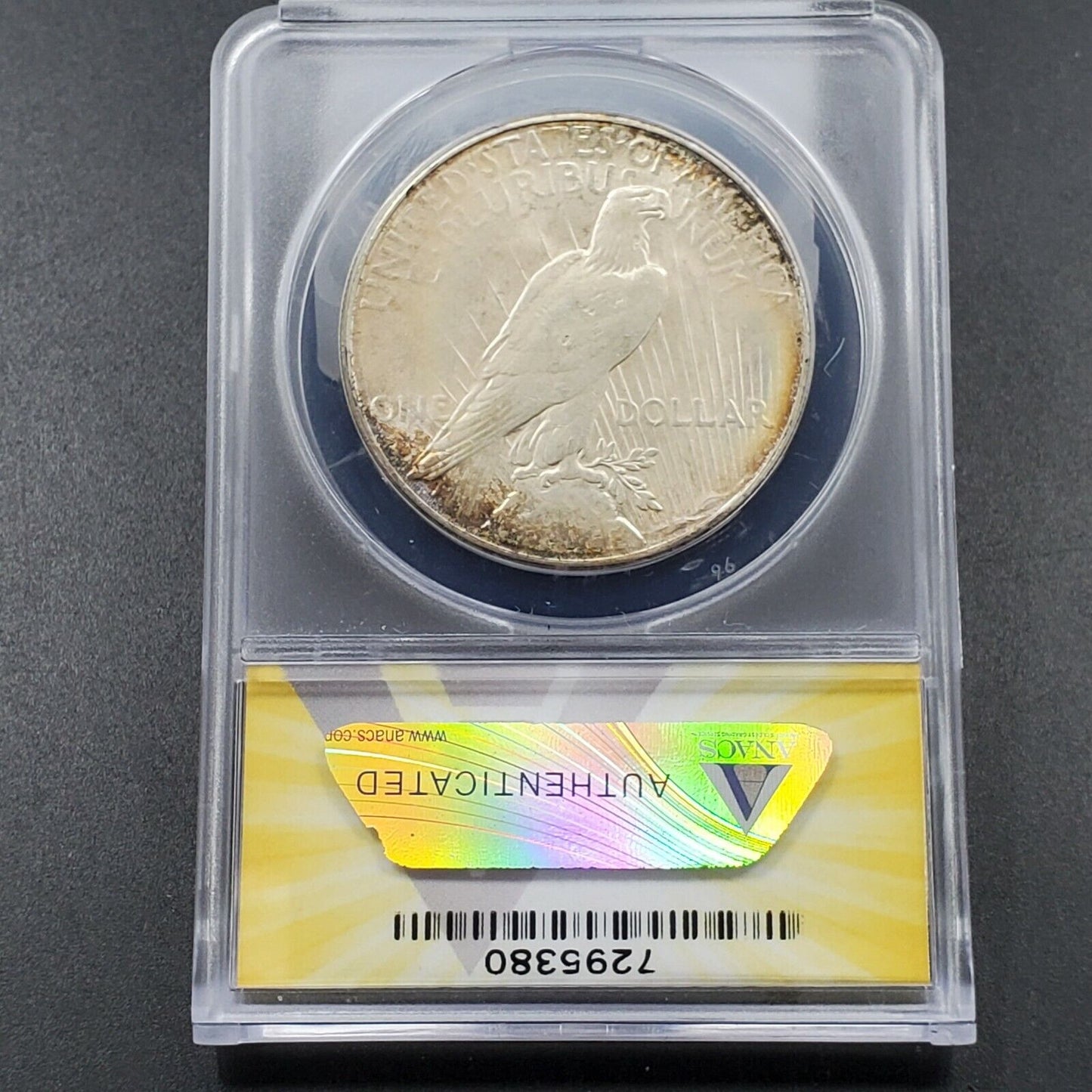 1928 S Peace Dollar Variety ANACS AU58 DDO VAM-3 DBL Toner