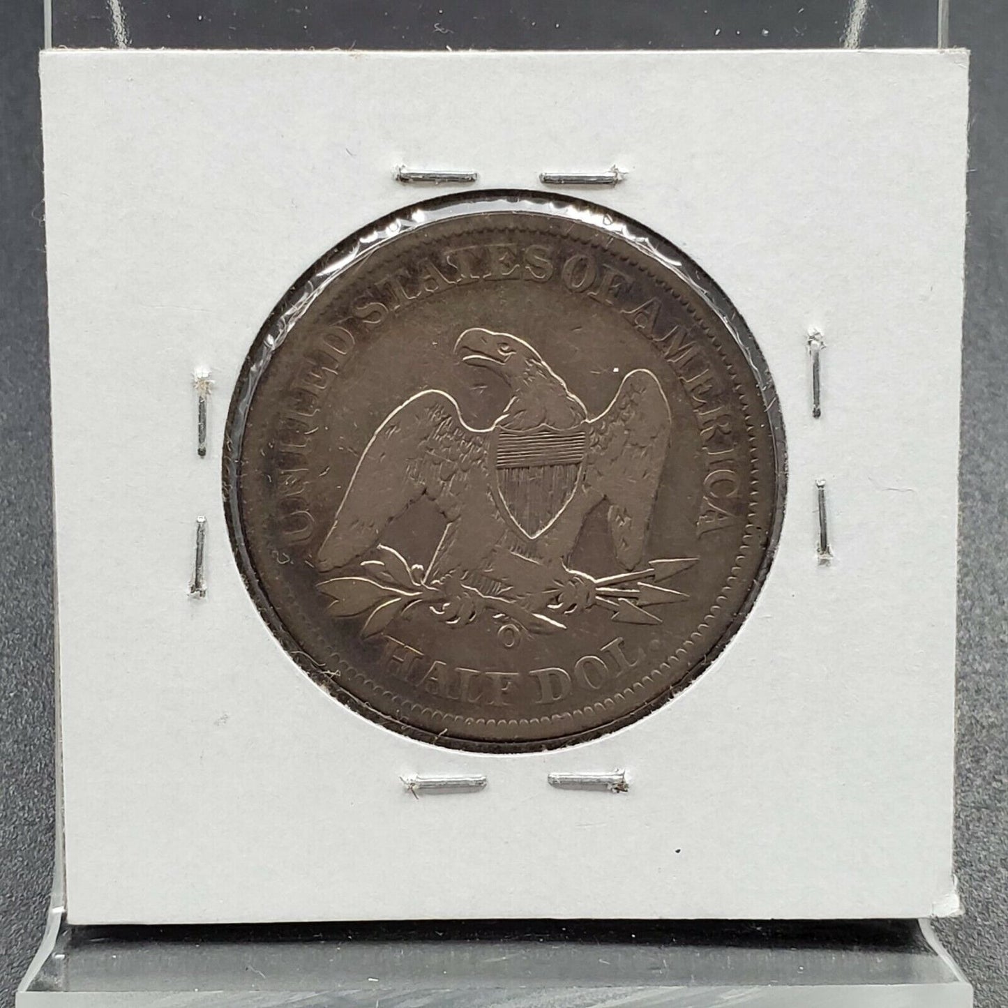 1855 O Seated Liberty Half Dollar 50c Silver Coin Choice F Fine New Orleans Mint