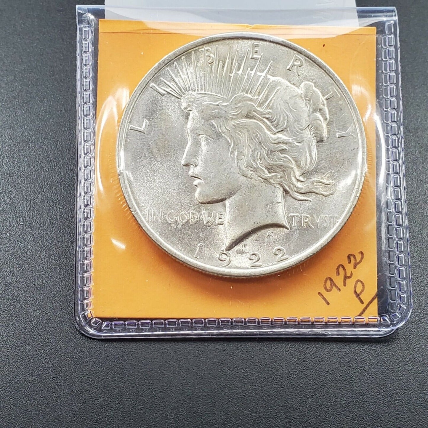 1922 P $1 Peace Silver Eagle Dollar Coin AVG BU UNC Philadelphia