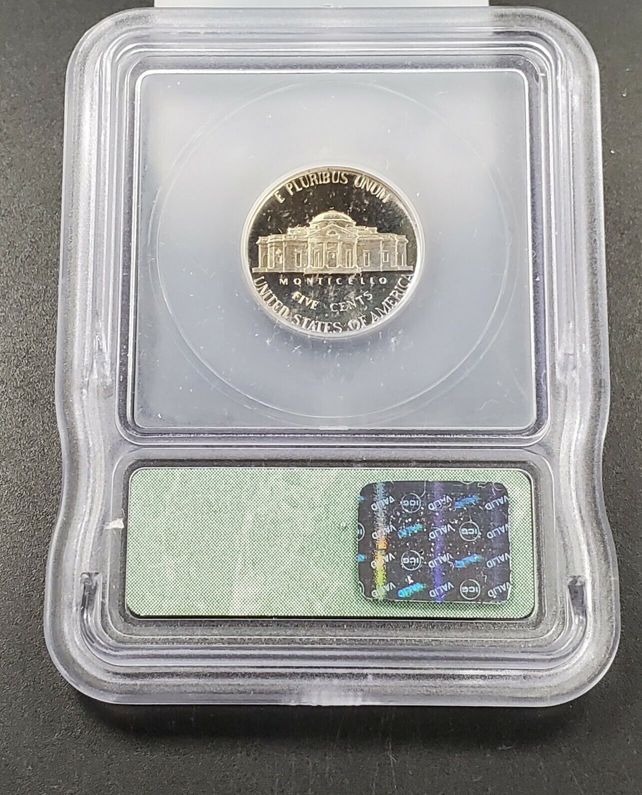 1981 Type 1 S Proof Jefferson Nickel Coin ICG PR70 DCAM Deep Cameo Variety #2