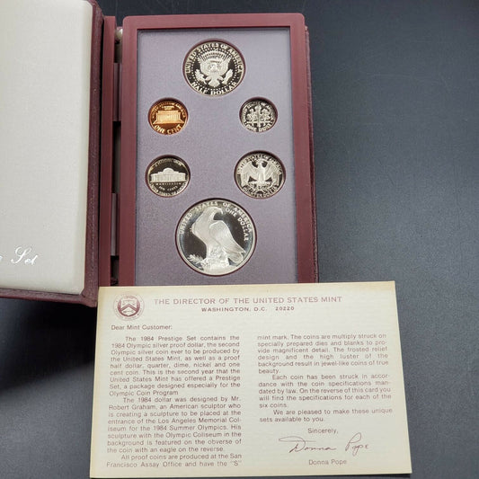 1984 S US Mint Prestige Proof Set  NO BOX