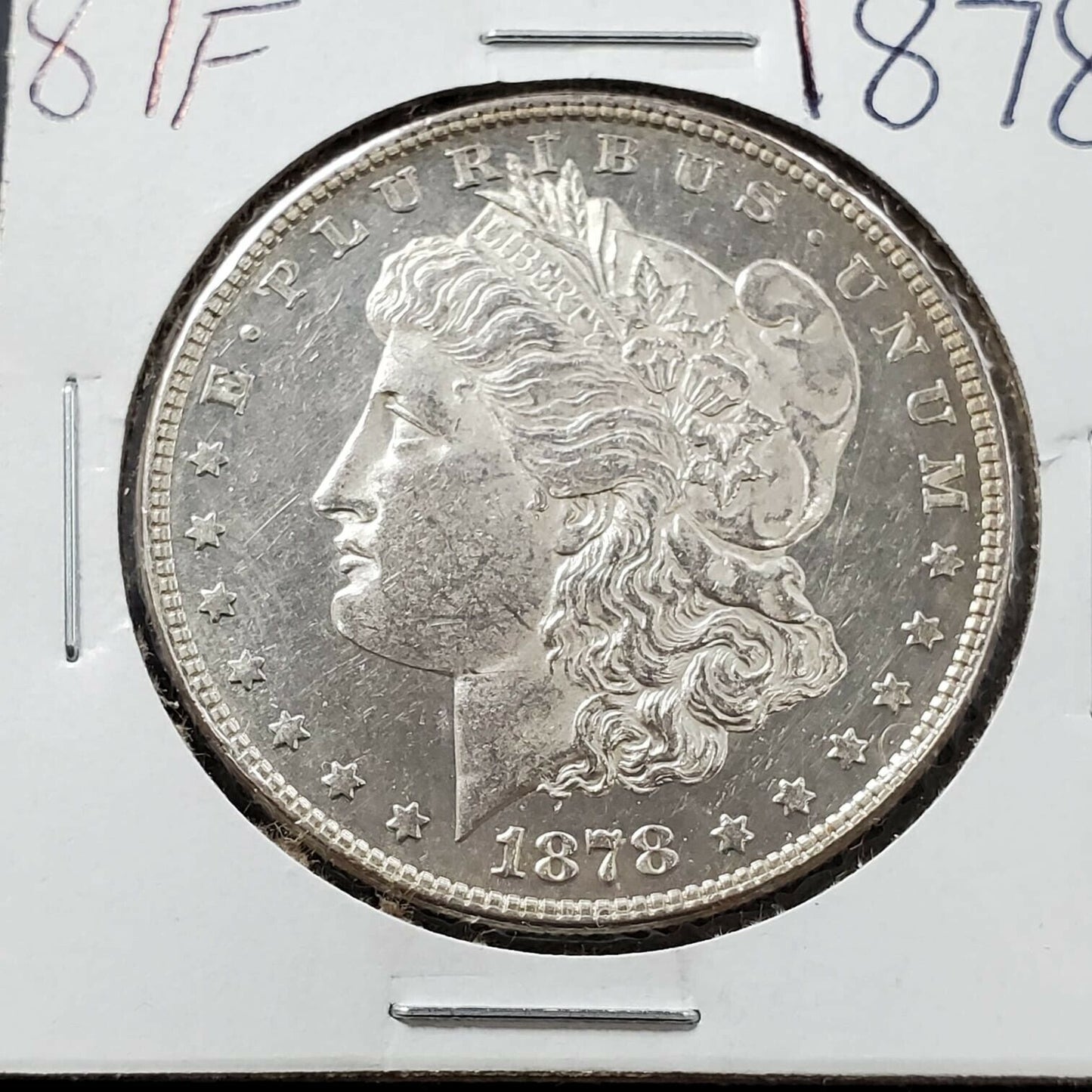 1878 P Morgan Silver Eagle Dollar Coin 8TF CH AU / UNC