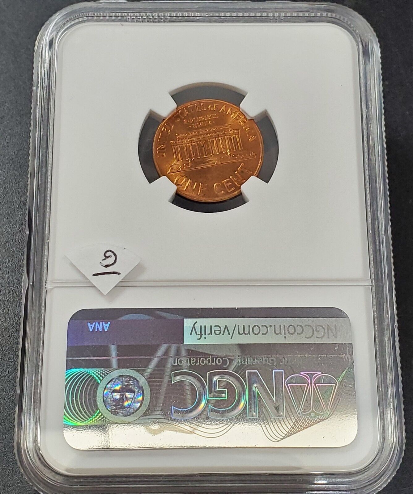 1970 S/S Lincoln Memorial Large Date Cent Penny Coin Vintage NGC MS64 VP-002