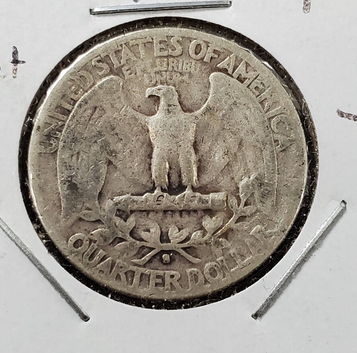 1941 S Washington Silver Quarter Coin Trumpet Tail Large S Variety