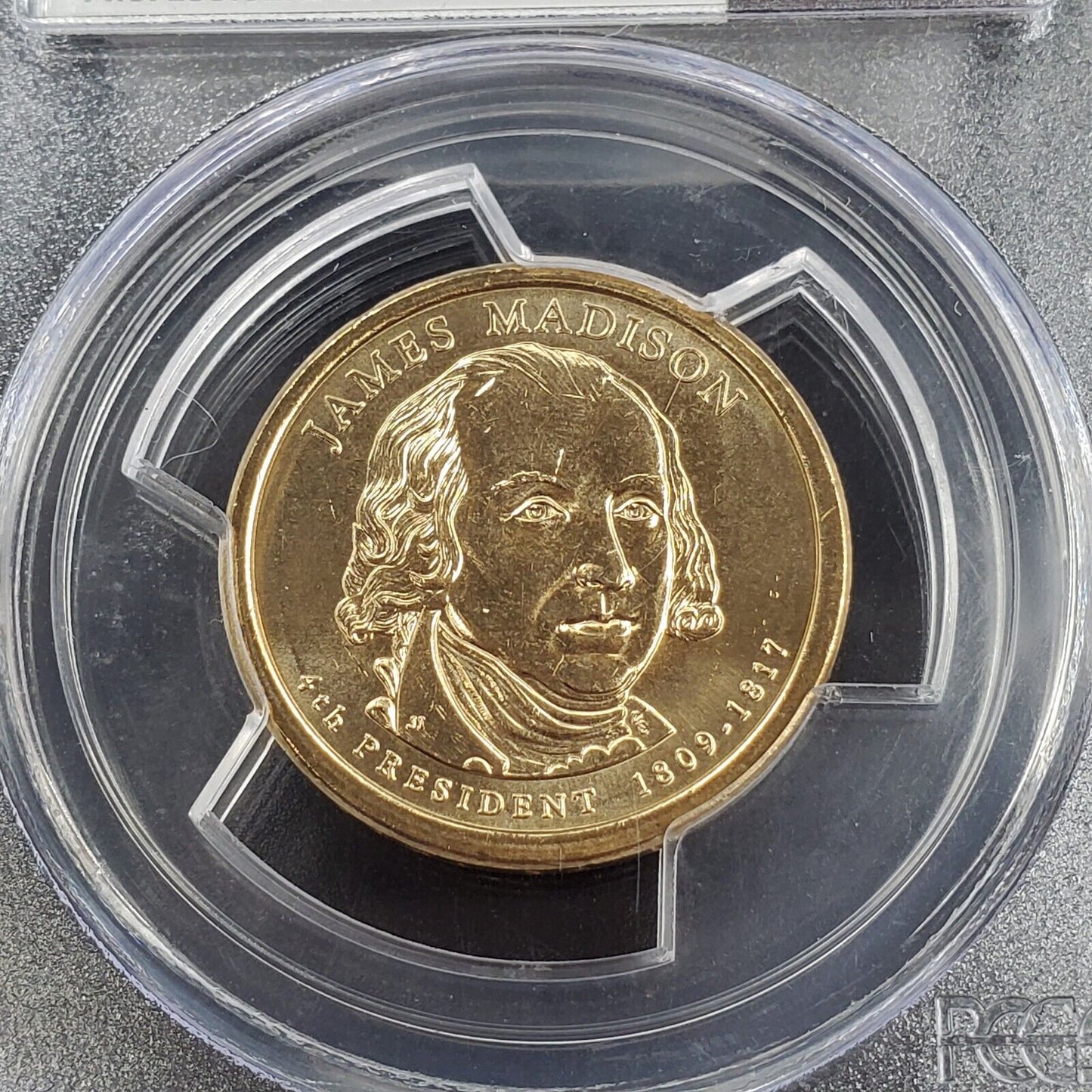 2007 P James Madison Presidential PCGS FDOI BU First Day of issue A Position