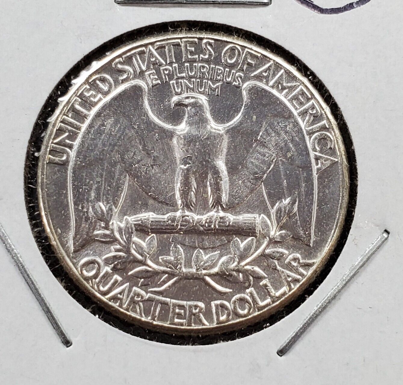 1959 P 25C Washington Quarter Silver Coin BU Uncirculated Type B Variety