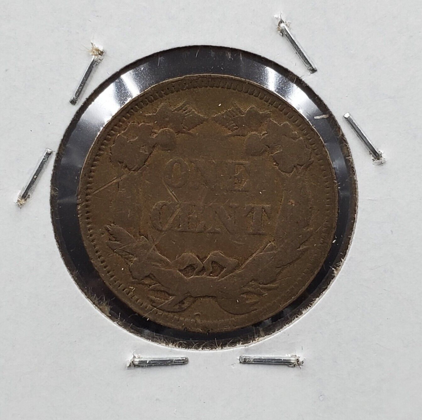 1858 SL Flying Eagle Cent Penny Coin Good details