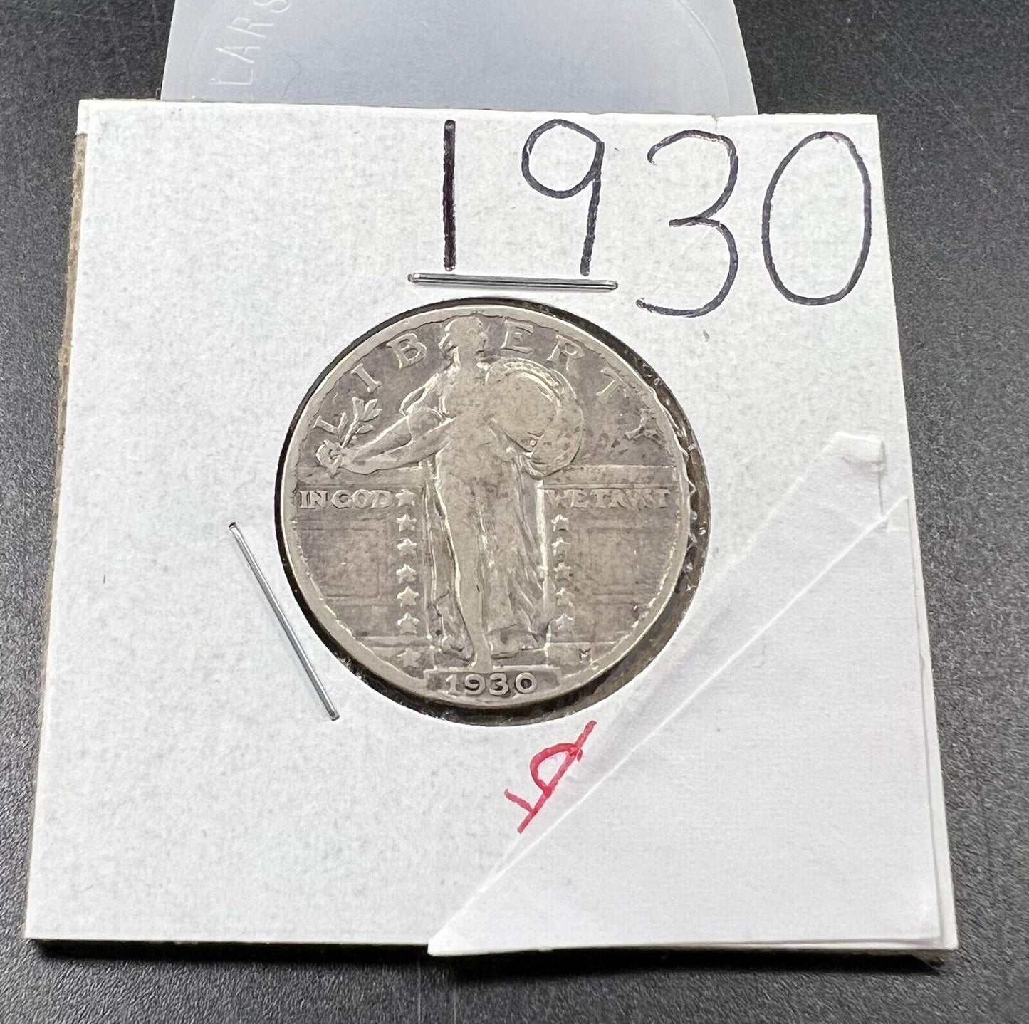 1930 Standing Liberty Silver Quarter Coin Choice VF Very Fine
