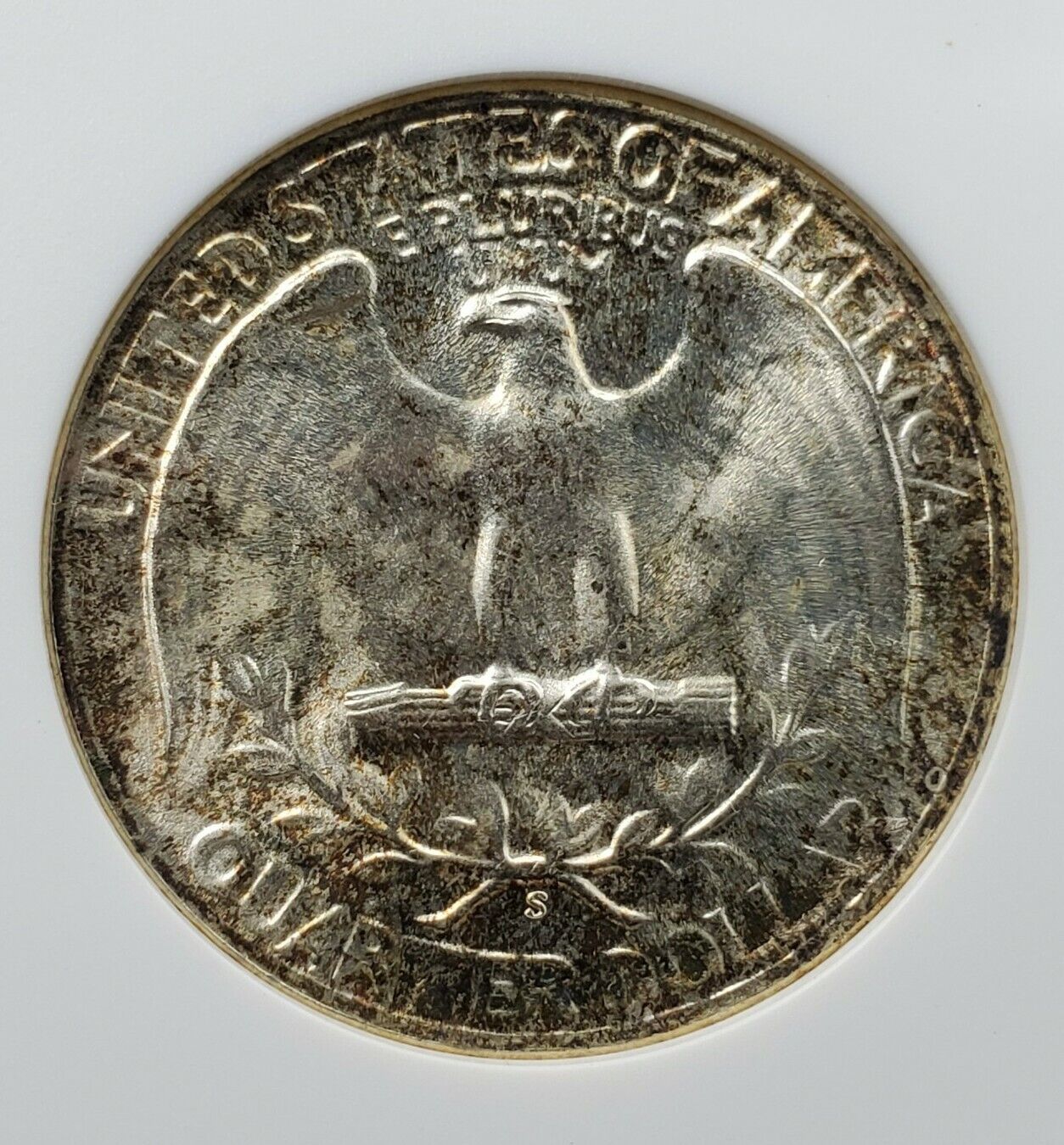 1944 S 25c Washington Quarter Variety ANACS MS64 DDO FS-101 FS-017.5 Stage C Die