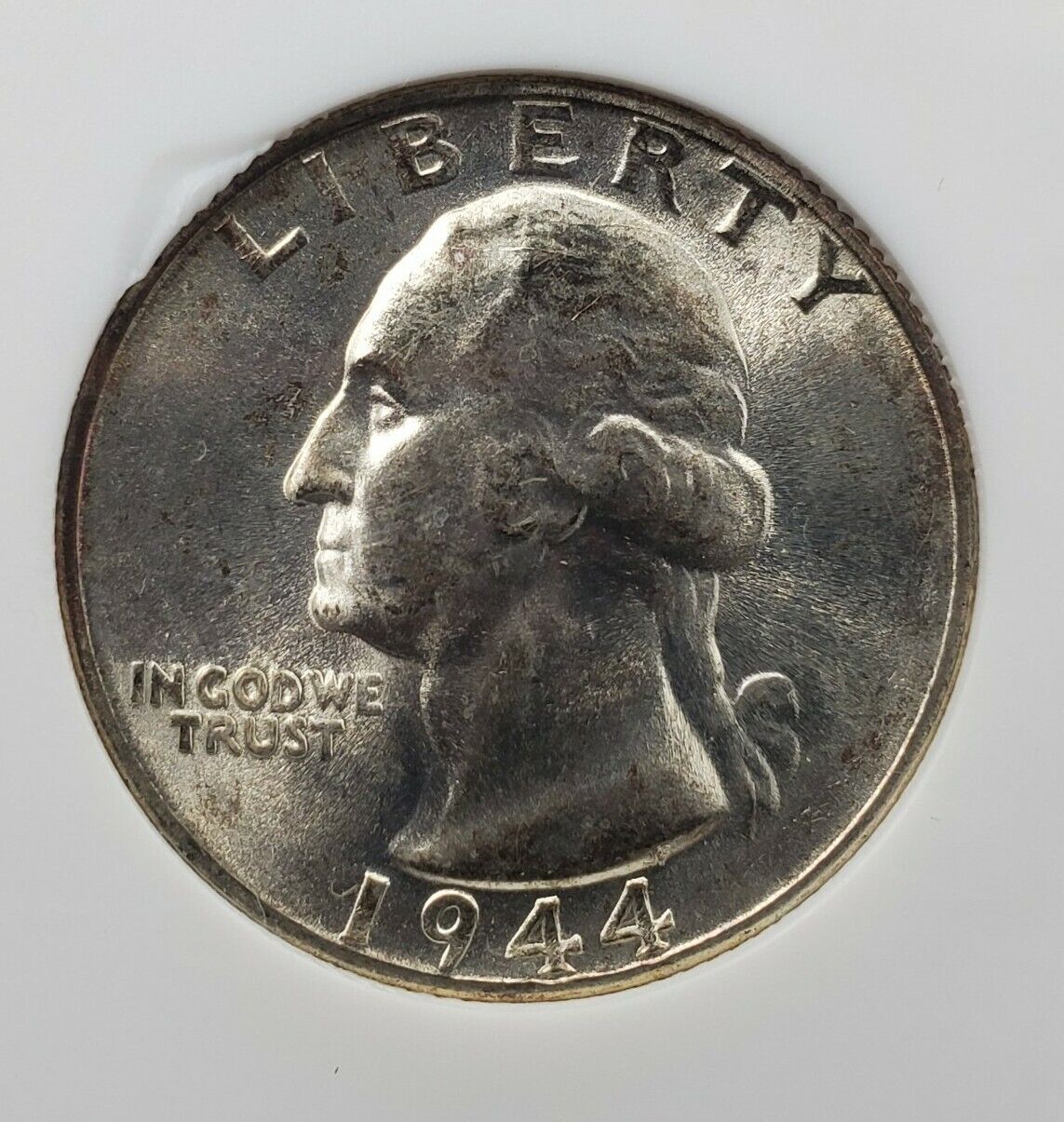 1944 S 25c Washington Silver Quarter Variety ANACS MS66 DDO 001 FS-101 Double Dy