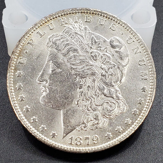 1879 O Morgan Silver Eagle Dollar Coin Vam 10 BU UNC Variety RPD & Large O