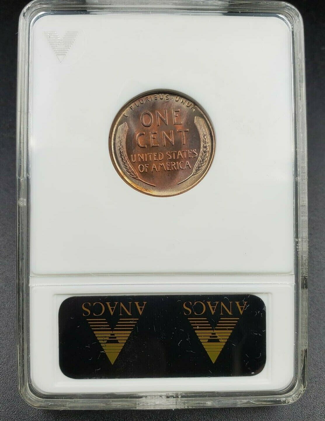 1954 S Lincoln Wheat Cent Penny Variety ANACS MS65 DDO 001 PQ * Rainbow Toning