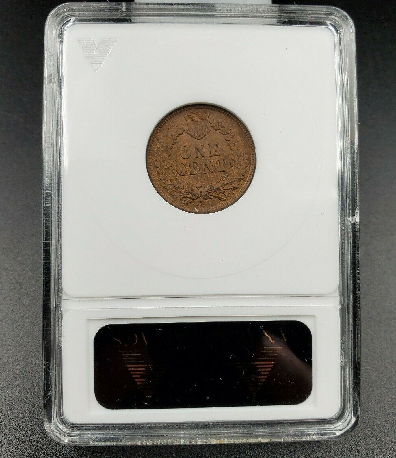 1903 Indian Cent Penny Error Variety ANACS MS62 BN RPD-008 S-14 Repunched Date