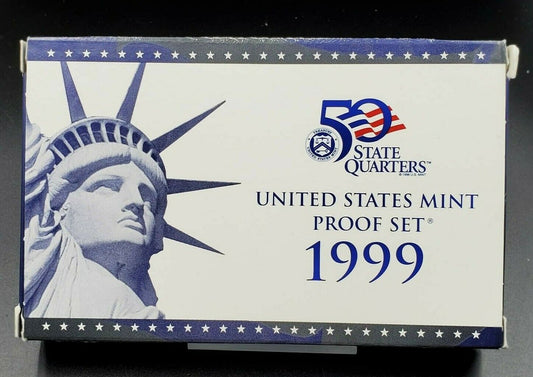 1999 S US Proof Clad Coin Set OGP Combo Shipping Discounts RobinsonsCoinTown