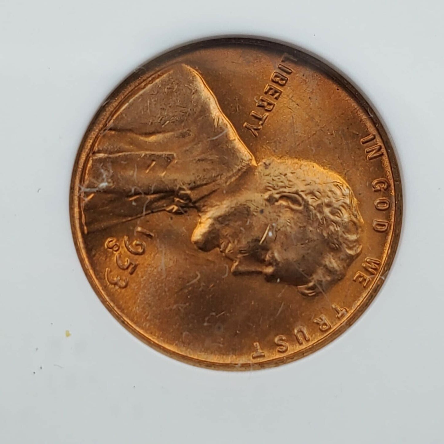 1953 S S/S Lincoln Wheat Cent Penny ANACS MS64 RPM 019 Variety