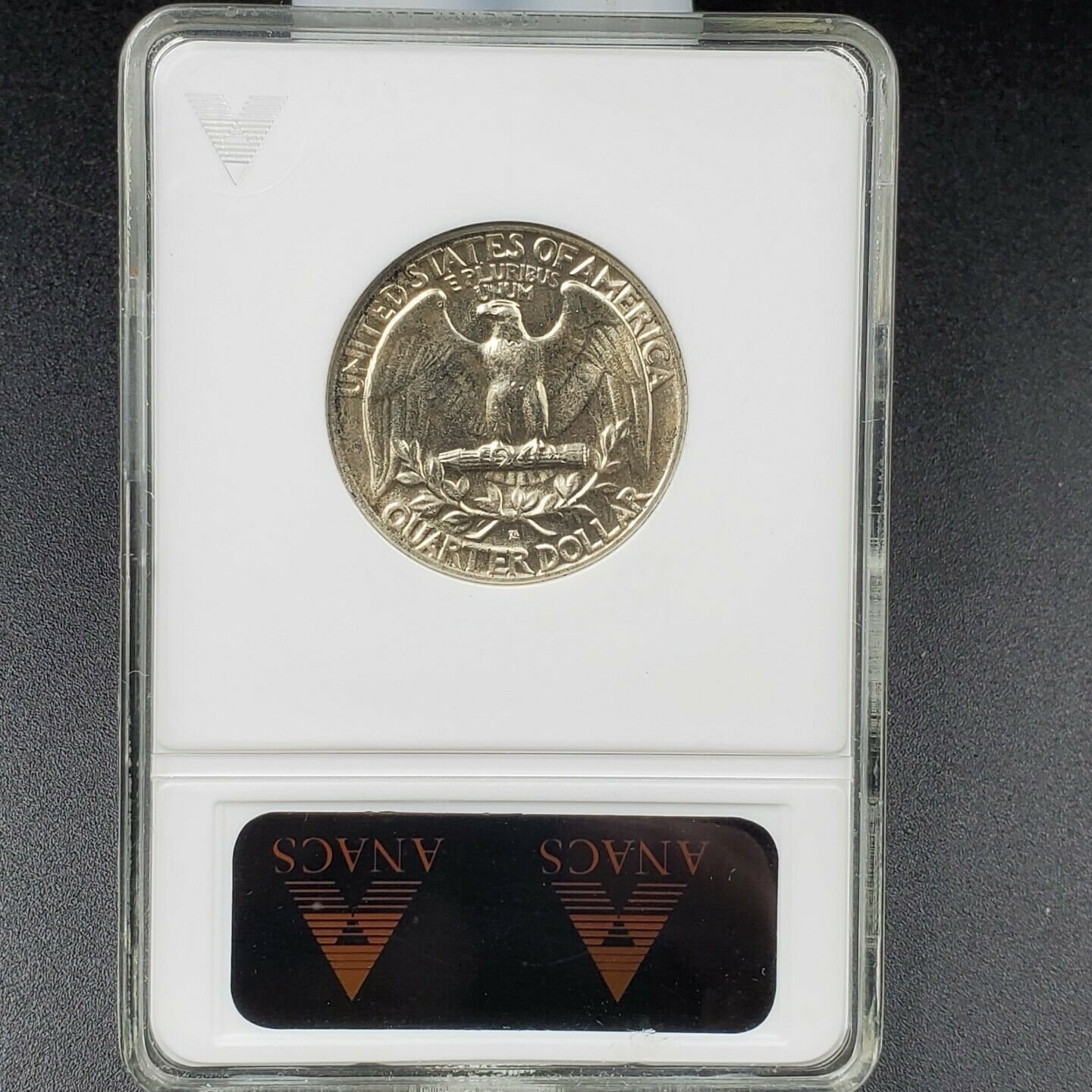 1956 D D/D 25c Washington Quarter Variety MS64 ANACS Breen-4378 D/Horizontal D
