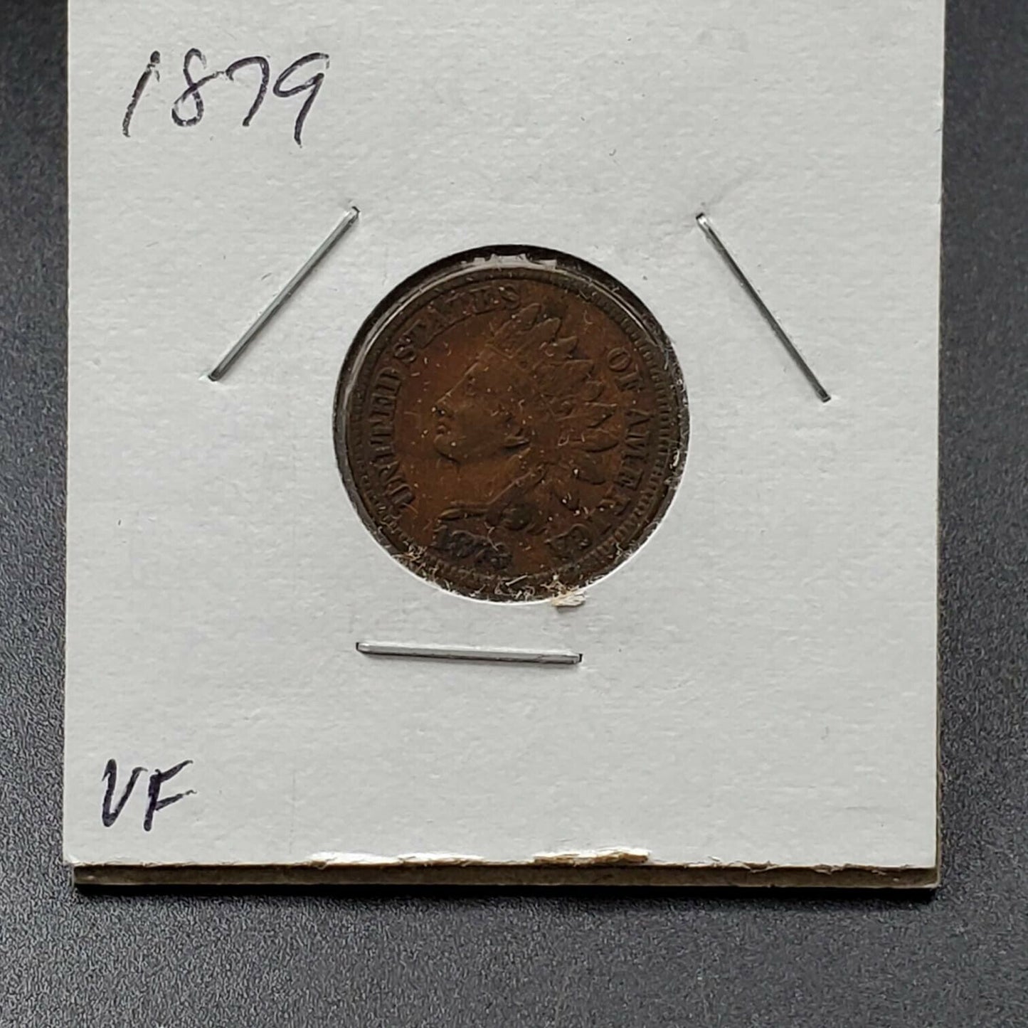 1879 P 1c Indian Cent Penny Nice Coin Choice VF Very Fine Semi Key Date