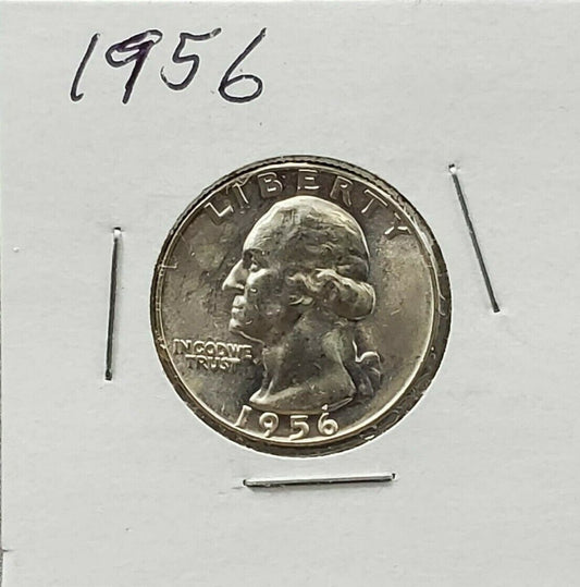 1956 P Washington Silver Quarter Coin Choice BU UNC Combo Ship Discounts