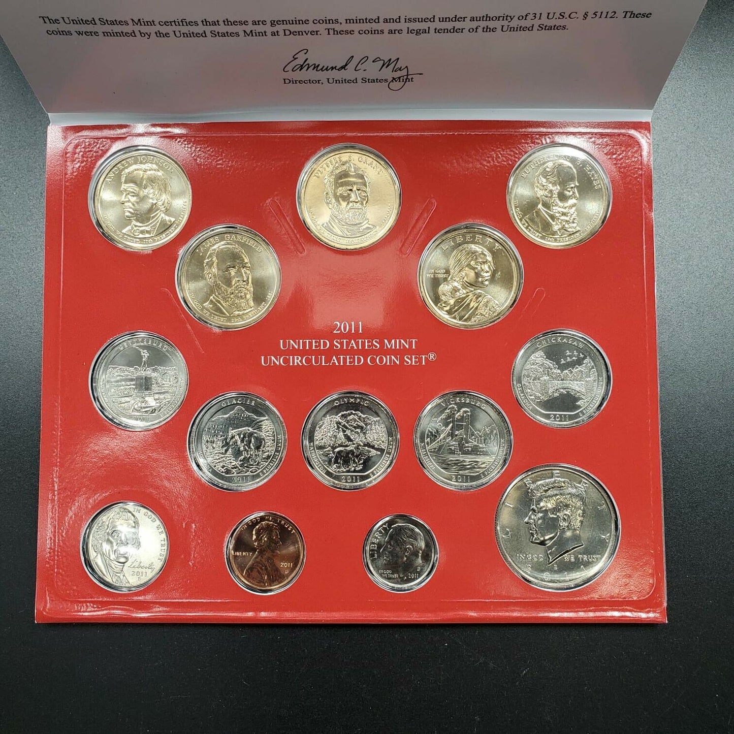 2011 US Mint Uncirculated Set OGP COA RobinsonsCoinTown Combined Ship Discounts