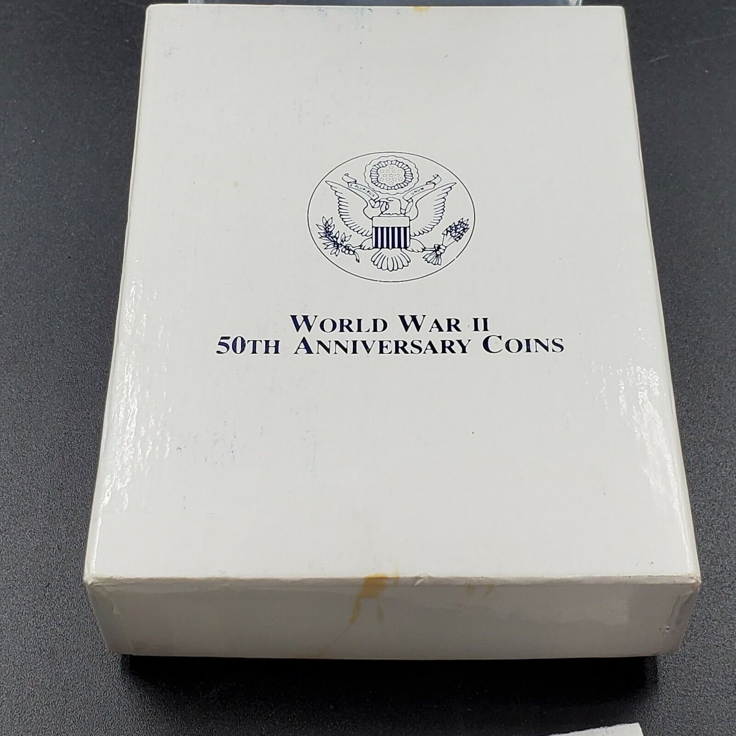 1991-1995 50c 50th Anniversary World War II Half Dollar Veterans Acrylic Display