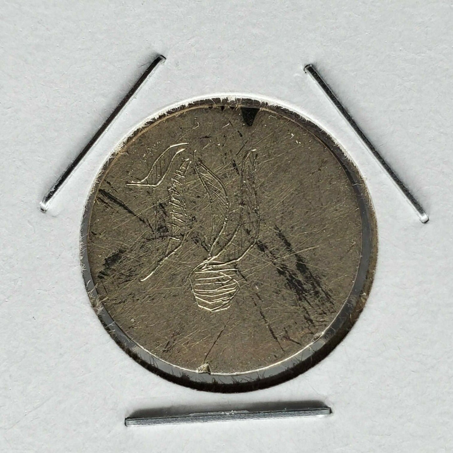1905 P Learned the Hard Way Failed Love Token Attempt on Barber Silver Dime Coin