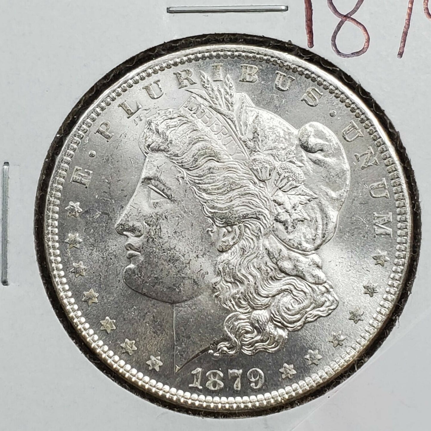 1879 P $1 Morgan Silver Dollar Coin Choice CH BU Uncirculated Philadelphia Mint
