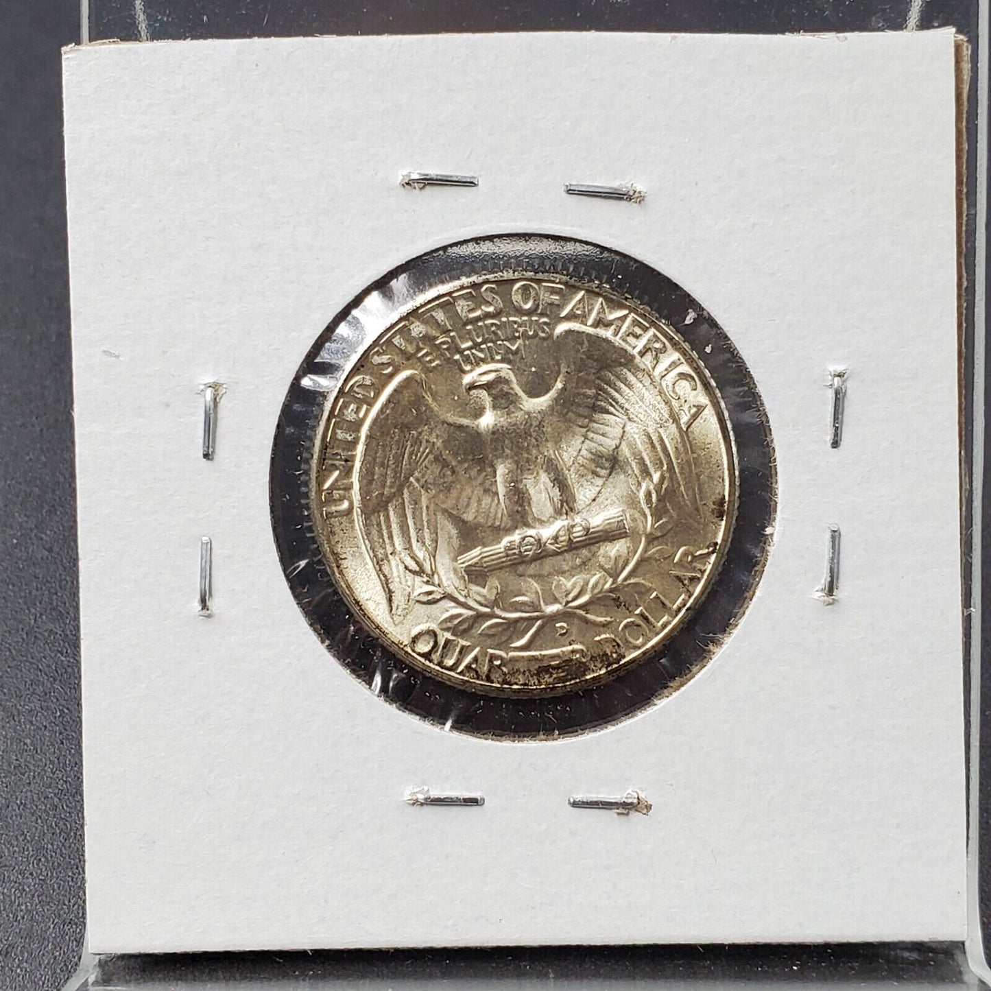 1941 D Washington Silver Quarter Coin BU UNC Some Toning