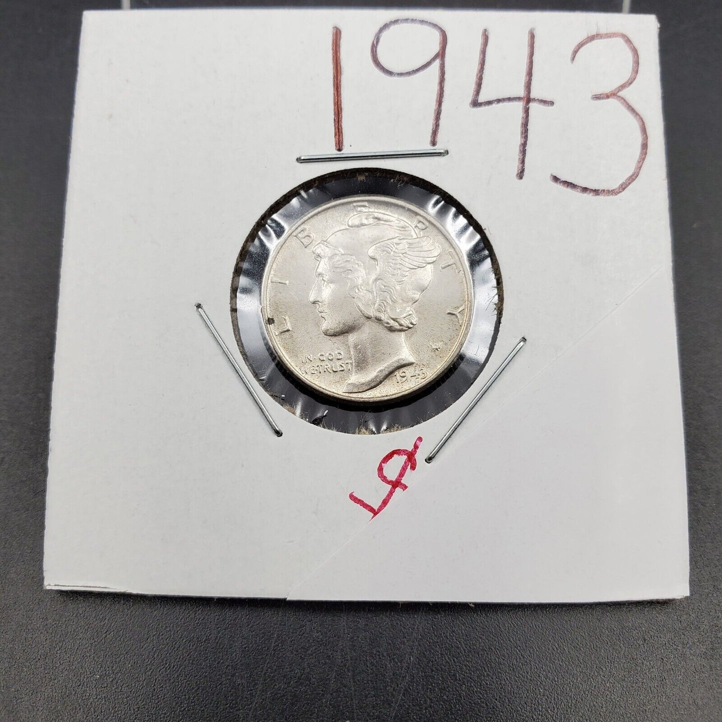 1943 P Mercury Dime Silver Coin BU UNC Uncirculated