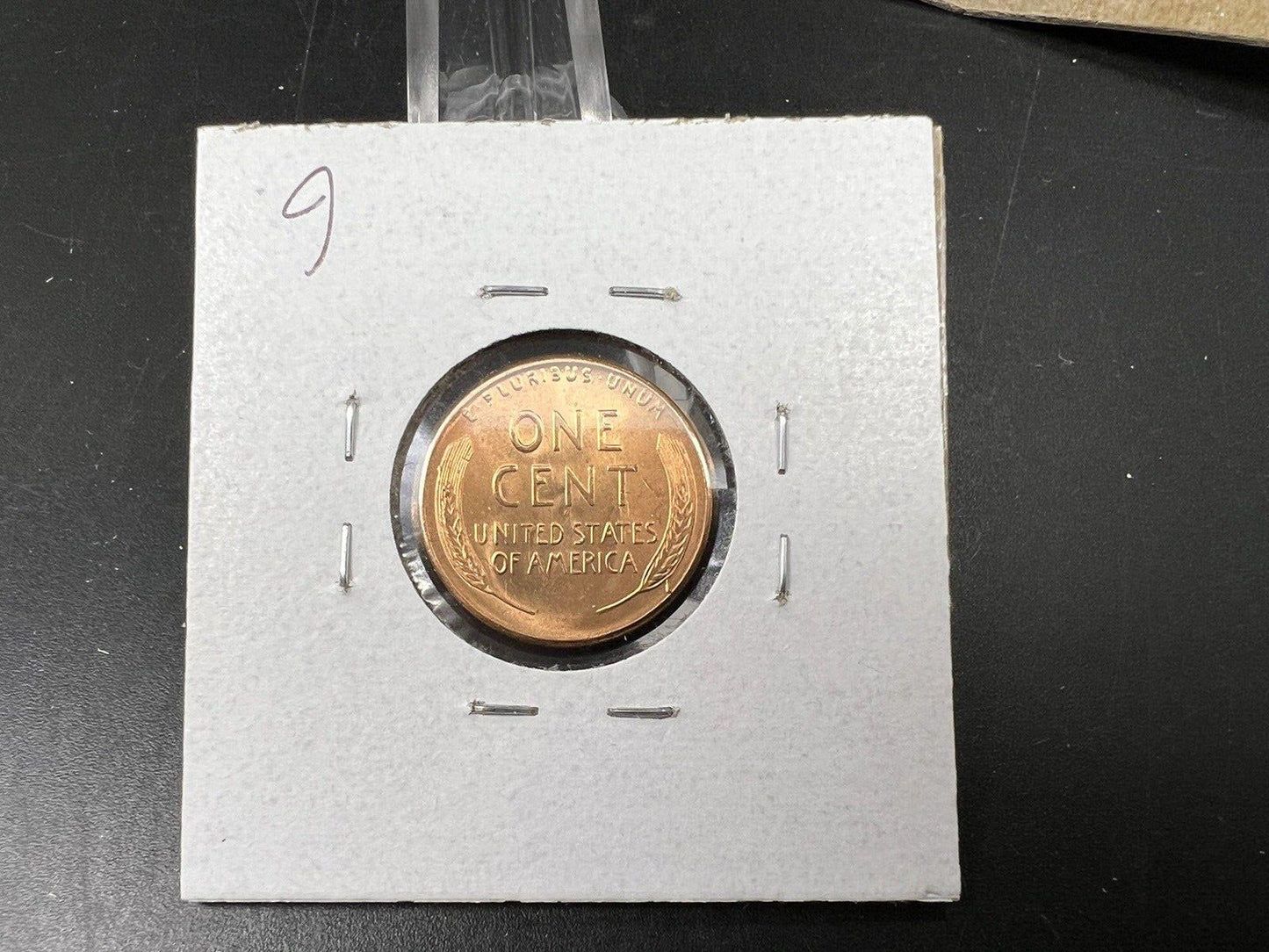 1955 S Lincoln Wheat Cent Penny CH BU Die Break chips in Liberty #G
