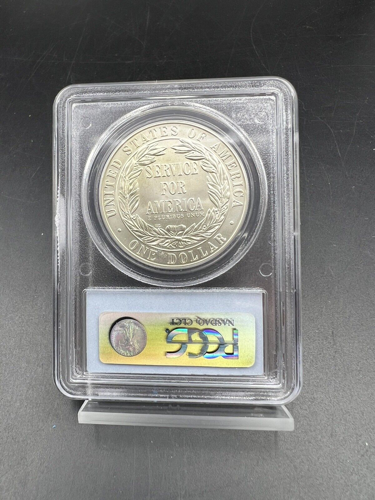 1996 S Community Service 90% Silver Commemorative Dollar PCGS MS69 GEM BU