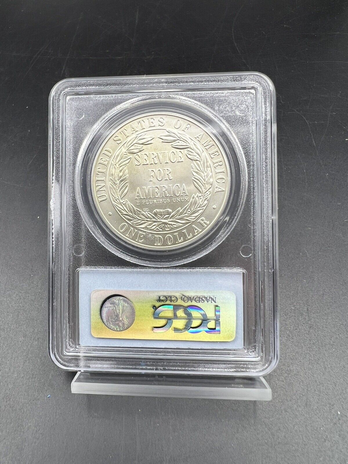 1996 S Community Service 90% Silver Commemorative Dollar PCGS MS69 GEM BU