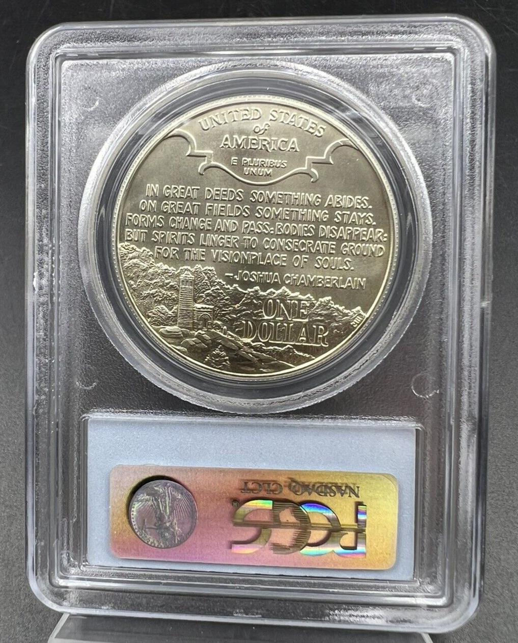 1995 P US Civil War 90% Silver Commemorative Dollar PCGS MS69 Gem BU Business SK