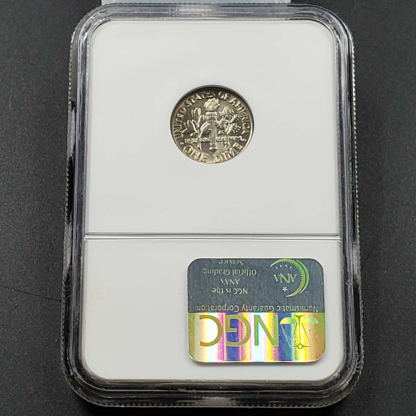 1981 D Roosevelt 10c Clad Dime Coin NGC MS 66 FT Full Torch Business Strike