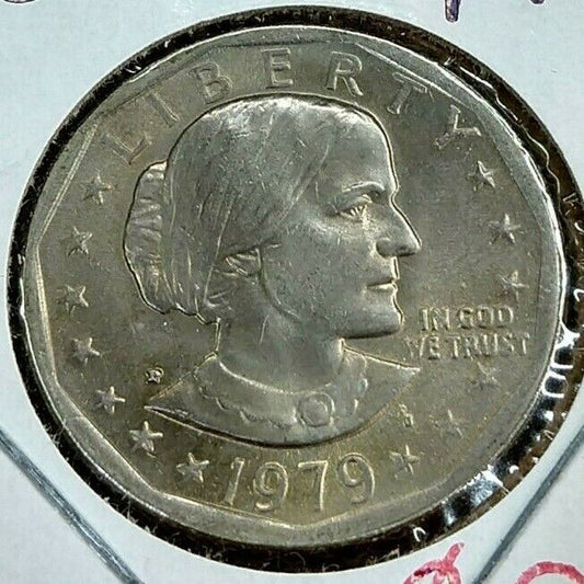 1979 P SBA $1 Susan B Anthony Near Date Wide Rim Key Variety Gem BU UNC