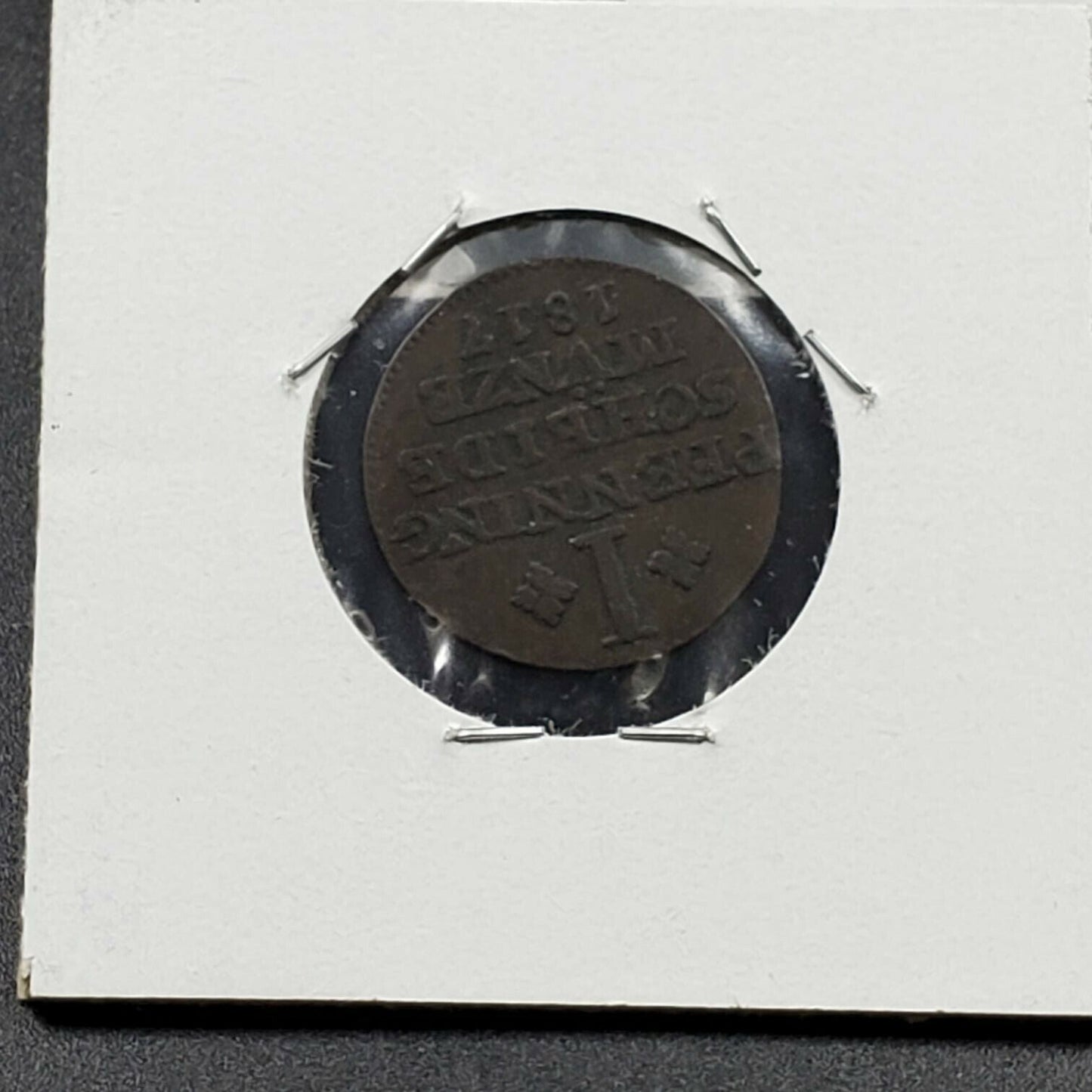 GERMANY GERMAN STATES BRUNSWICK 1 PFENNIG 1817 MUNZE VF / XF Nice Wolfenbüttel