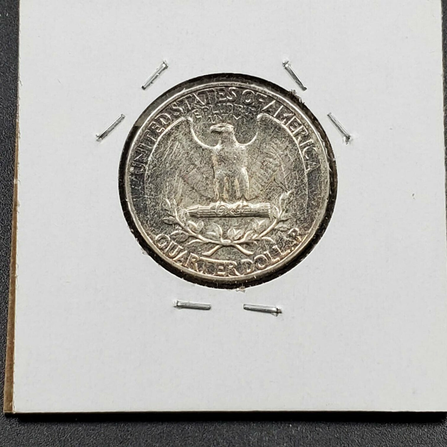 1954 P 25C Washington Quarter Silver Coin XF / AU Circulated Neat Toning