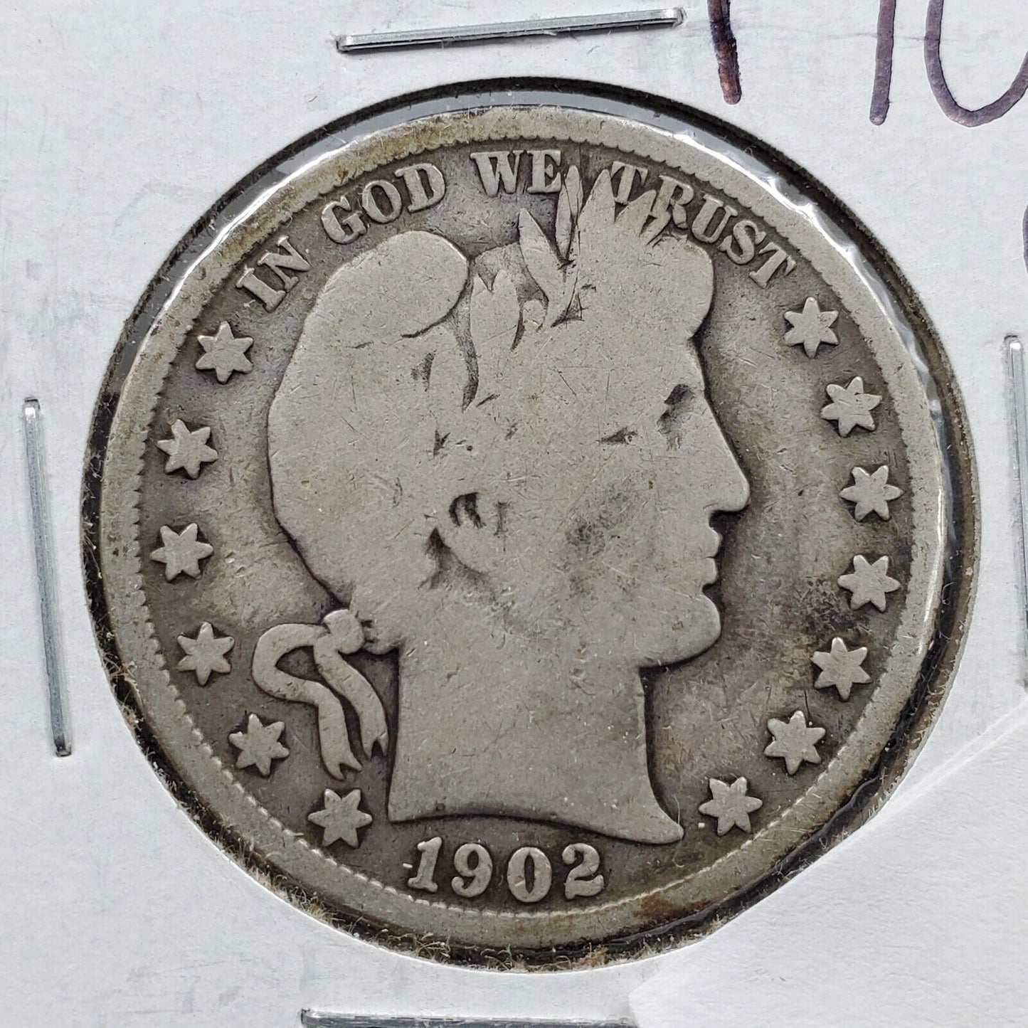 1902 O Barber Silver Half Dollar Coin Choice VG / Fine Circulated New Orleans
