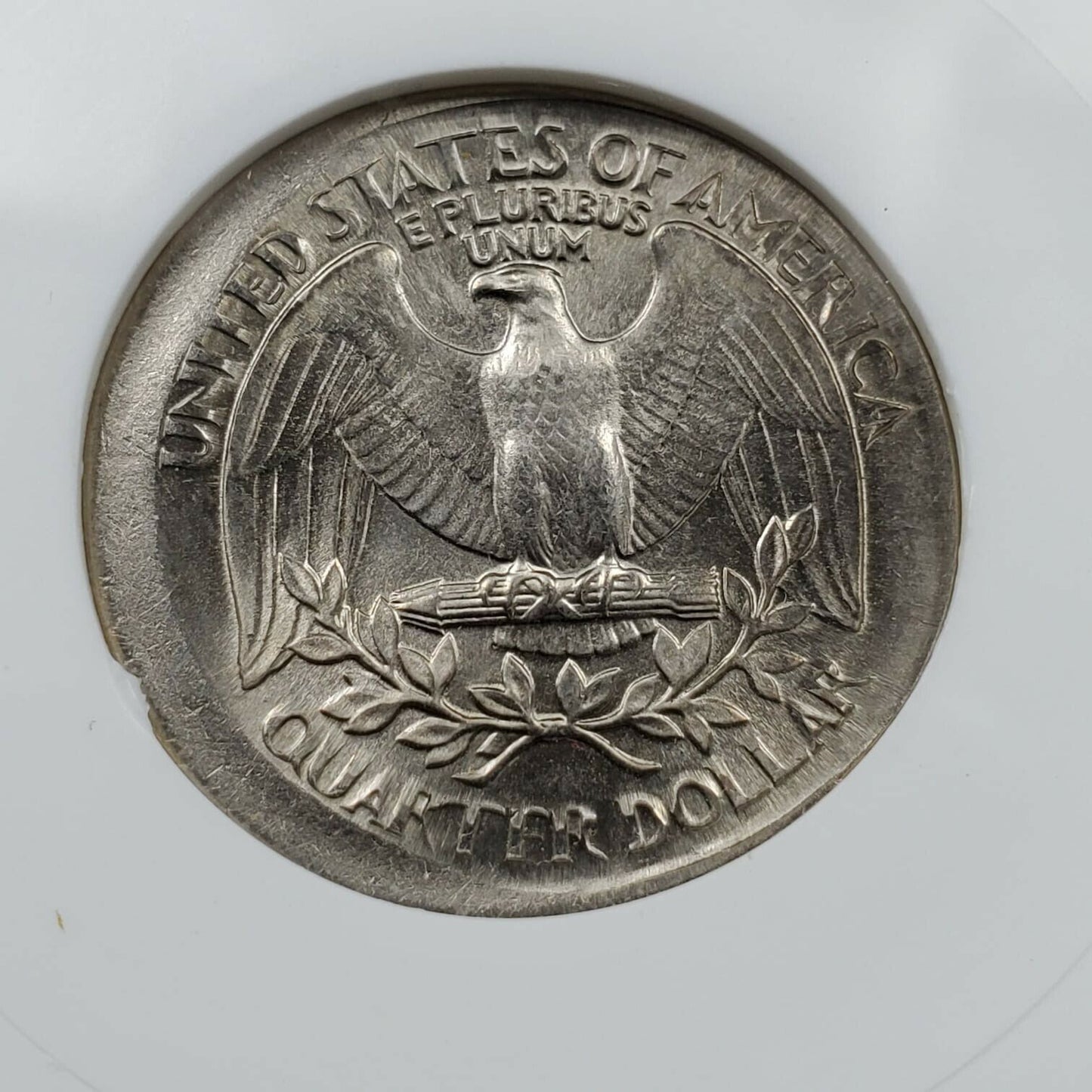 Large Broadstrike Error + Off Center 1977 P Washington Quarter ANACS UNC Details