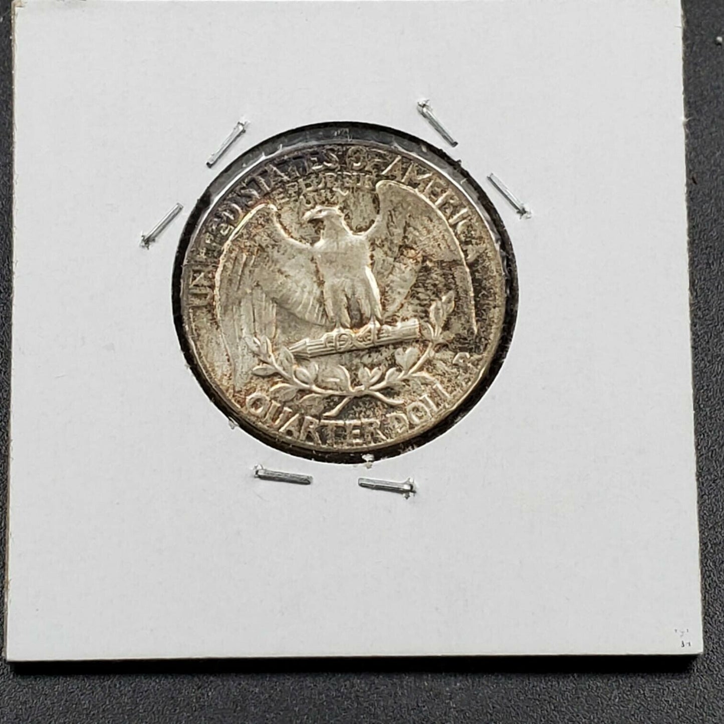 1954 P 25C Washington Quarter Silver Coin XF Circulated Neat Toning