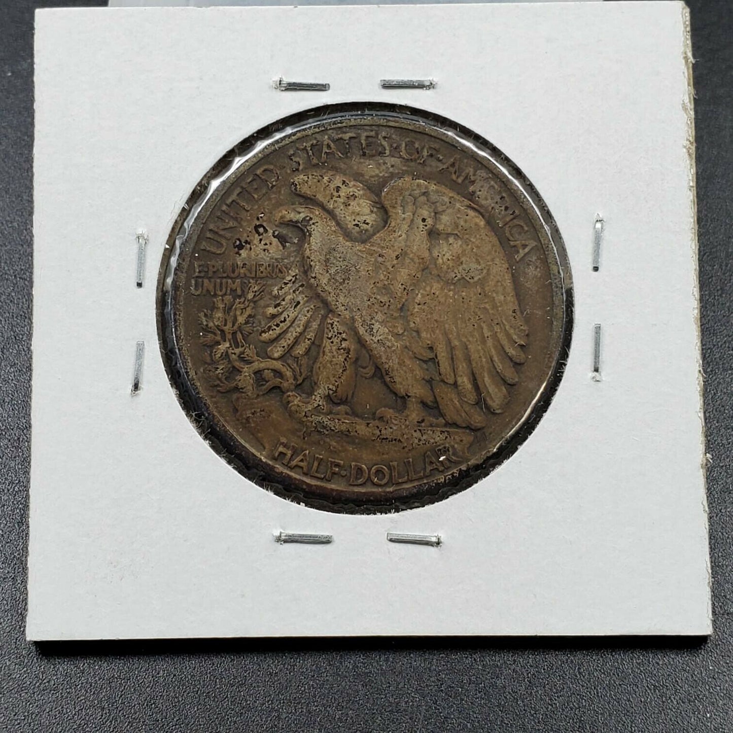 1937 P Walking Liberty Silver Half Dollar Coin Circulated Nice Toning Toner