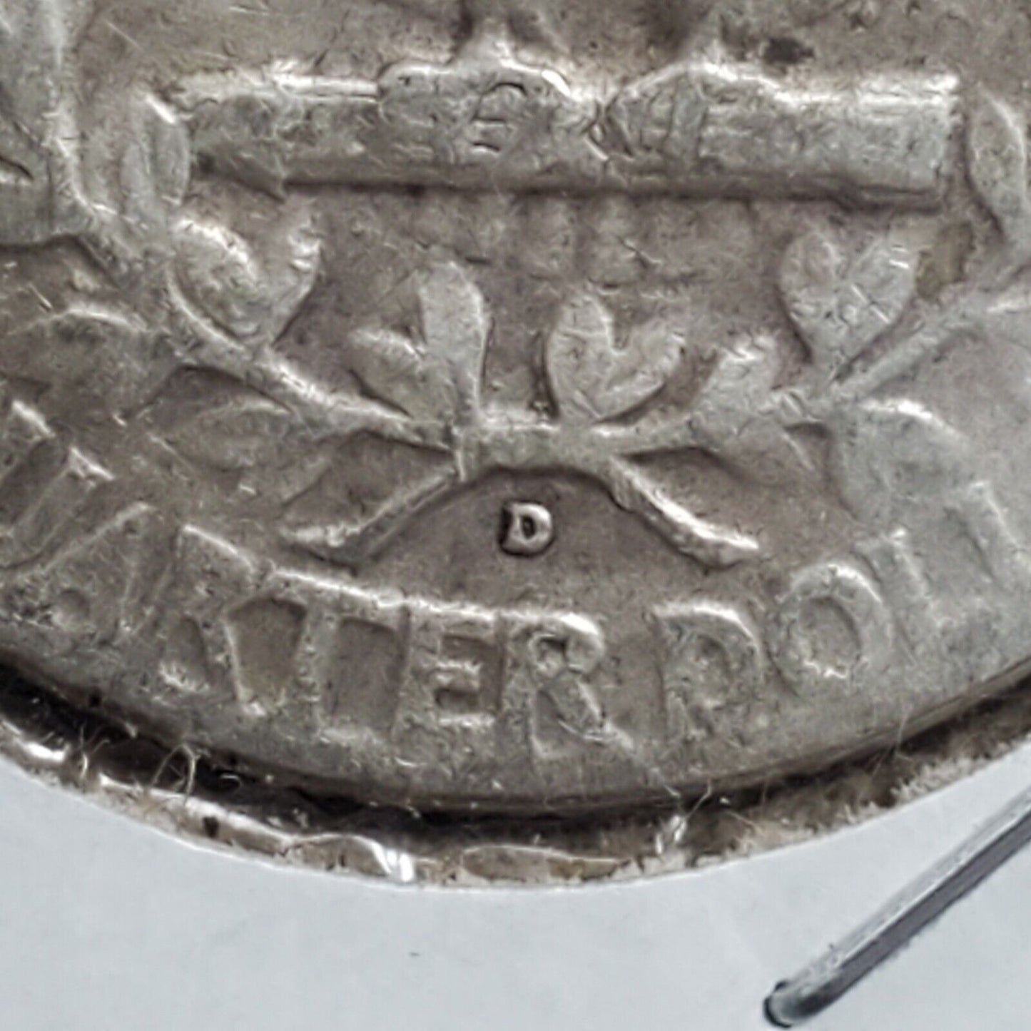 1950 D/D 25c Washington Quarter Coin RPM 004 Variety Coin
